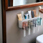 Plastic Toothbrush Holder Wall Mounted, 8 Toothbrush Holders